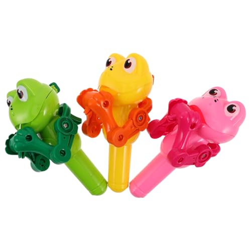 Supvox 3 Stück Lollipop-Roboter für Frosch süßigkeiten für süßigkeiten Gebläse für Dinosaurier-Sauger-Halter- Spaß kaut Plastik von Supvox
