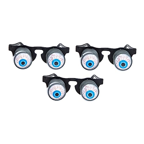 Supvox 3 Stück Lustige Brille Neuartige Partybrille Lustige Neuheitsaugen Gläser Frühling Augapfel Brille Schreckliche Brille Halloween Streich Brillen Requisiten Clubbing Schwarz Plastik Supvox 3 Stück Lustige Brille Neuartige Partybrille Lustige Neuheitsaugen Gläser Frühling Augapfel Brille Schreckliche Brille Halloween Streich Brillen Requisiten Clubbing Schwarz Plastik von Supvox