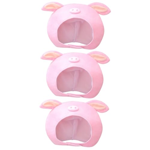 Supvox 3 Stück Lustige Piggy Cosplay Kopfbedeckung mit Großen Ohren Verstellbarer Cartoon Hut für Karneval Kostümpartys und Foto Requisiten für Fasching und Themenfeiern Supvox 3 Stück Lustige Piggy Cosplay Kopfbedeckung mit Großen Ohren Verstellbarer Cartoon Hut für Karneval Kostümpartys und Foto Requisiten für Fasching und Themenfeiern von Supvox