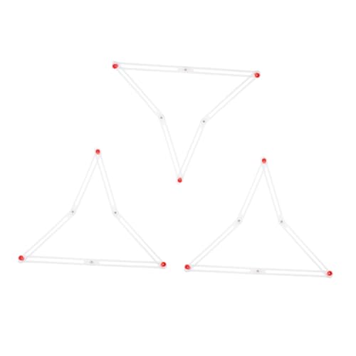 Supvox 3 Stück Polygonale Nähstreifen für Mathematikunterricht Spielzeug für Schüler Leichtes Experimentierset Kreatives Lernspielzeug Lustige Geometrische Lehrmittel von Supvox
