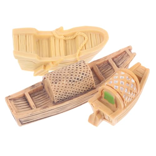 Supvox 3 Stück Miniatur Boote Deko Teilig Resin Modell Chinesische Jiangnan Boote mit Detailgetreuer Gestaltung für Puppenhaus Mikro Landschaft Garten Dekoration Supvox 3 Stück Miniatur Boote Deko Teilig Resin Modell Chinesische Jiangnan Boote mit Detailgetreuer Gestaltung für Puppenhaus Mikro Landschaft Garten Dekoration von Supvox