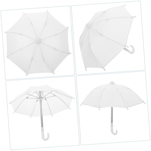 Supvox 3 Stück Miniatur Regenschirme Weiß Kleine Puppenhaus Dekoration Realistische Mini Regenschirme für Puppen Stilvolle Miniatur Accessoires Supvox 3 Stück Miniatur Regenschirme Weiß Kleine Puppenhaus Dekoration Realistische Mini Regenschirme für Puppen Stilvolle Miniatur Accessoires von Supvox