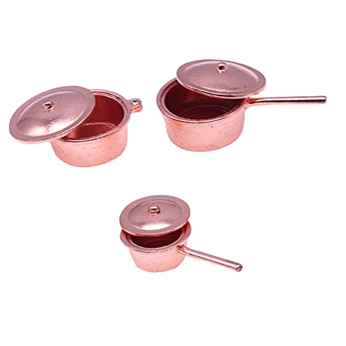 Supvox 3 Stück Nachahmung Topf Mini-töpfe Für Minikocher Kindersimulation Pfannen Minihouse-simulationspfannen Fröhliche Minikocher Von Simulationspfannen Metall Supvox 3 Stück Nachahmung Topf Mini-töpfe Für Minikocher Kindersimulation Pfannen Minihouse-simulationspfannen Fröhliche Minikocher Von Simulationspfannen Metall von Supvox