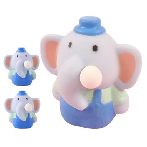 Supvox 3 Stück Niedliche Quetschspielzeuge Kleines Tragbares Stressabbau Elastische Anti Stress Squeeze Toys zur Beruhigung und Unterhaltung von Supvox