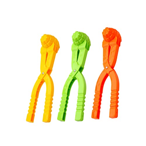 Supvox 3 Stück Schneeball- Schneeballschlacht-Tool Schneeballklemme Schneeballspielzeug für den Winter Schneeballhersteller Schneeball-Clip Zufällige Farbe von Supvox