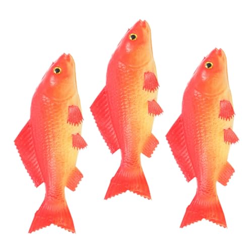 Supvox 3 Stück Simulation Fischmodell Aquarium Künstlich Gefälscht Ornamente Tank Karpfenfischfigur Groß Klein Realistisch Bad Für Aquarienfische Fischfiguren Rot Pu Supvox 3 Stück Simulation Fischmodell Aquarium Künstlich Gefälscht Ornamente Tank Karpfenfischfigur Groß Klein Realistisch Bad Für Aquarienfische Fischfiguren Rot Pu von Supvox