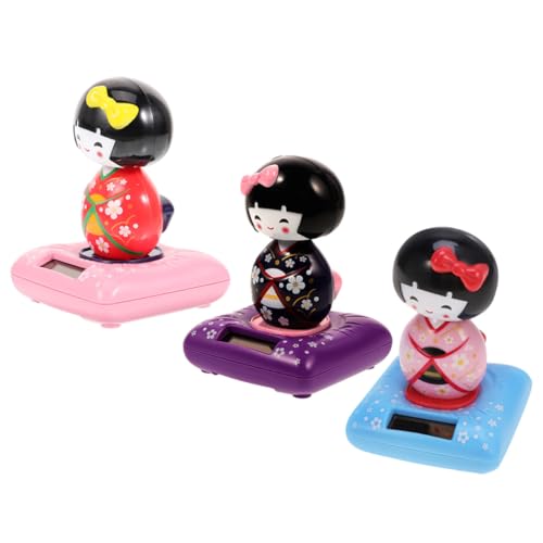 Supvox 3 Stück Solar Kimono Wackelkopf Puppen Auto Dekorationen Kleine Japanische Kimono Figuren Für Auto Innenraum Zubehör Lustige Schüttelnde Ornamente Supvox 3 Stück Solar Kimono Wackelkopf Puppen Auto Dekorationen Kleine Japanische Kimono Figuren Für Auto Innenraum Zubehör Lustige Schüttelnde Ornamente von Supvox
