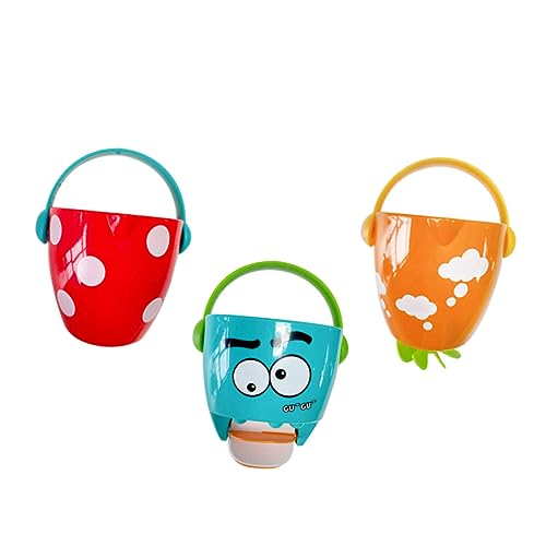 Supvox 3 Stück Teiliges Badespielzeug Mini Wassereimer mit Sprühfunktion Bunter Badewannen für Junge Mädchen Sicher und Langlebig Fingerspielzeug Supvox 3 Stück Teiliges Badespielzeug Mini Wassereimer mit Sprühfunktion Bunter Badewannen für Junge Mädchen Sicher und Langlebig Fingerspielzeug von Supvox