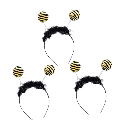 Supvox 3 Stück Teiliges Bienen Stirnband mit Pailletten Antennen Kreatives Komfortables Haarreif für Kindergarten Cosplay Langlebig und Farbenfroh als Dekoratives Kostümzubehör Supvox 3 Stück Teiliges Bienen Stirnband mit Pailletten Antennen Kreatives Komfortables Haarreif für Kindergarten Cosplay Langlebig und Farbenfroh als Dekoratives Kostümzubehör von Supvox