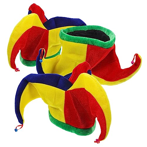 Supvox 3 Stück Teiliges Clownhut mit Glocken Lustiger Karnevalshut Leichtes Bequemes Party Kostüm für Erwachsene und Jugendliche für Festivals und Besondere Anlässe Supvox 3 Stück Teiliges Clownhut mit Glocken Lustiger Karnevalshut Leichtes Bequemes Party Kostüm für Erwachsene und Jugendliche für Festivals und Besondere Anlässe von Supvox