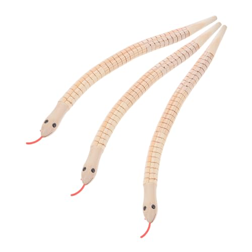 Supvox 3 Stück Teiliges DIY Flexible Gelenkige Naturbelassene Wackelschlangen für Kreatives Modellierspielzeug für Geburtstags Halloween Dekoration Supvox 3 Stück Teiliges DIY Flexible Gelenkige Naturbelassene Wackelschlangen für Kreatives Modellierspielzeug für Geburtstags Halloween Dekoration von Supvox