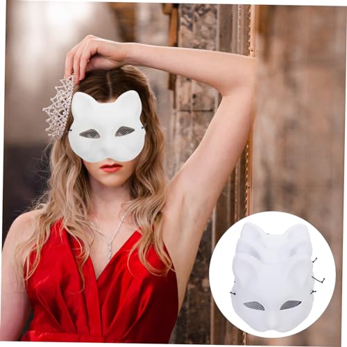 Supvox 3 Stück Teiliges Diy Katzenmaske Weiße Spitzen Augenmaske zum Bemalen Halbes Gesicht Fuchs Katzen Gesichtsmaske für Halloween Karneval Festival und Kostümparty Supvox 3 Stück Teiliges Diy Katzenmaske Weiße Spitzen Augenmaske zum Bemalen Halbes Gesicht Fuchs Katzen Gesichtsmaske für Halloween Karneval Festival und Kostümparty von Supvox