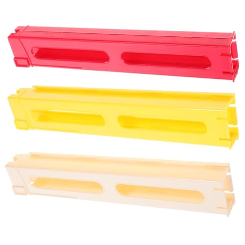 Supvox 3 Stück Teiliges Domino Zug Zubehör Automatischer Kartenhalter Langlebige Clips in Zufälligen Farben DIY Domino für Fördert Soziales Lernen und Eltern Junge Zufällige Farbe von Supvox