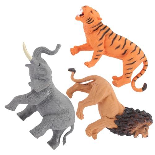 Supvox 3 Stück Teiliges Dschungeltiere aus Kunststoff mit Realistischen Löwenfigur Elefant und Tiger Figuren Pädagogisches für Fantasie und Kognitivem Lernen Supvox 3 Stück Teiliges Dschungeltiere aus Kunststoff mit Realistischen Löwenfigur Elefant und Tiger Figuren Pädagogisches für Fantasie und Kognitivem Lernen von Supvox