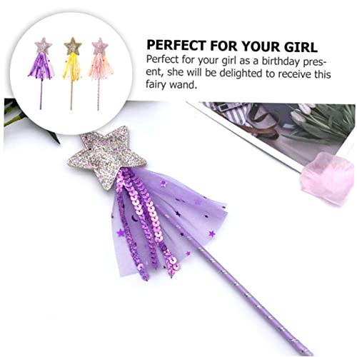 Supvox 3 Stück Teiliges Fairy Sticks Handheld Sternförmige Zauberstäbe Gelb Leicht als Geburtstagsgeschenk Partyspielzeug für Mädchen Supvox 3 Stück Teiliges Fairy Sticks Handheld Sternförmige Zauberstäbe Gelb Leicht als Geburtstagsgeschenk Partyspielzeug für Mädchen von Supvox