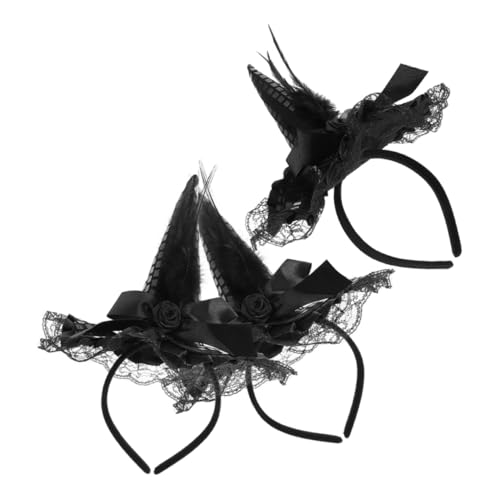 Supvox 3 Stück Teiliges Hexenhut Haarreif mit Spitzenverzierung und Pailletten Halloween Haarband Flexibel und Leicht Damen Kostüm-accessoire für Party Cosplay und Fotoshootings Supvox 3 Stück Teiliges Hexenhut Haarreif mit Spitzenverzierung und Pailletten Halloween Haarband Flexibel und Leicht Damen Kostüm-accessoire für Party Cosplay und Fotoshootings von Supvox