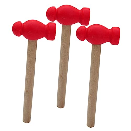 Supvox 3 Stück Teiliges Holzspielzeug Hammer für Kleine Glatte Oberfläche Sichere Realistische Hämmer für Feinmotorische Entwicklung und Puppenhaus Dekoration Supvox 3 Stück Teiliges Holzspielzeug Hammer für Kleine Glatte Oberfläche Sichere Realistische Hämmer für Feinmotorische Entwicklung und Puppenhaus Dekoration von Supvox