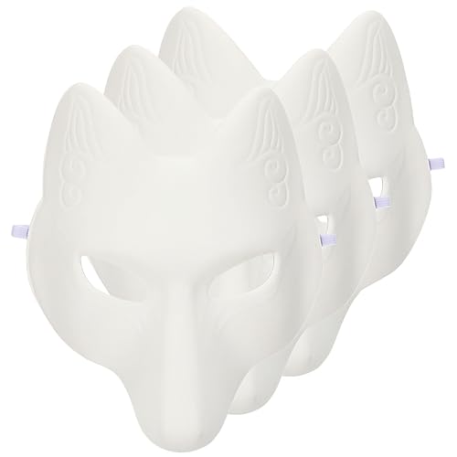 Supvox 3 Stück Teiliges PU Fuchsmasken zum Bemalen DIY Halloween Kostüm Blanko Masken für Karneval Party Fasching und Maskerade Leichte Unbemalte Cosplay Gesichtsmasken Supvox 3 Stück Teiliges PU Fuchsmasken zum Bemalen DIY Halloween Kostüm Blanko Masken für Karneval Party Fasching und Maskerade Leichte Unbemalte Cosplay Gesichtsmasken von Supvox