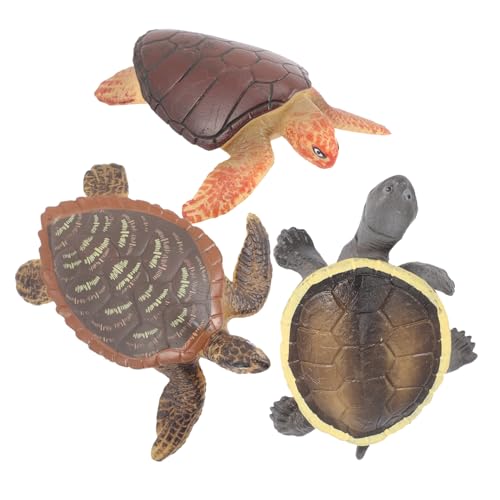 Supvox 3 Stück Teiliges Schildkröten Modellset aus Langlebigem Material Realistische Miniatur Meeres Schildkröten Figuren als Dekorative Ornamente für Kinderzimmer Schreibtisch Garten Supvox 3 Stück Teiliges Schildkröten Modellset aus Langlebigem Material Realistische Miniatur Meeres Schildkröten Figuren als Dekorative Ornamente für Kinderzimmer Schreibtisch Garten von Supvox