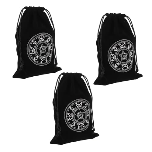 Supvox 3 Stück Teiliges Tarot Aufbewahrungsbeutel mit Kordelzug Leichter Pentacle Tarot Kartenhalter für Tarotkarten Würfel Spielsteine und Schmuck Tragbar für Zuhause und Unterwegs Supvox 3 Stück Teiliges Tarot Aufbewahrungsbeutel mit Kordelzug Leichter Pentacle Tarot Kartenhalter für Tarotkarten Würfel Spielsteine und Schmuck Tragbar für Zuhause und Unterwegs von Supvox