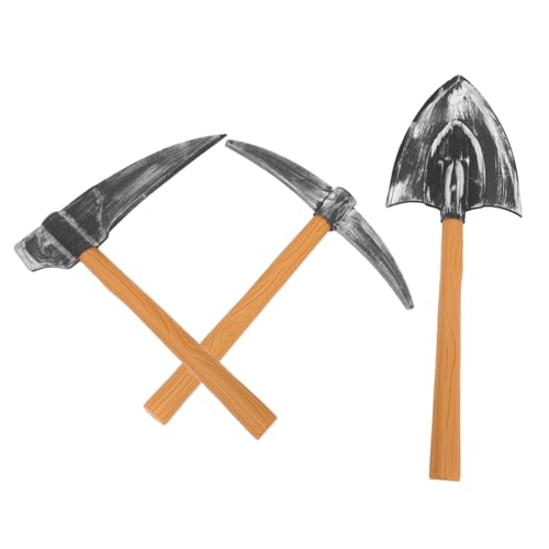 Supvox 3 Stück Teiliges Zwergkostüm Zubehör Set mit Spitzhacke und Schaufel Multifunktionale Requisiten für Bühnenauftritte Halloween Karneval und Partydekorationen Supvox 3 Stück Teiliges Zwergkostüm Zubehör Set mit Spitzhacke und Schaufel Multifunktionale Requisiten für Bühnenauftritte Halloween Karneval und Partydekorationen von Supvox
