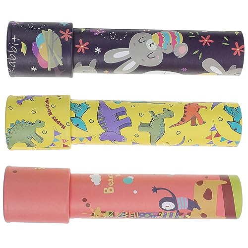 Supvox 3 Stück Teiliges aus Papier mit Drehbaren Cartoon Mustern Sicher und Kindgerecht Kreative Kaleidoskope als für Jungen und Mädchen für Spielerisches Entdecken Supvox 3 Stück Teiliges aus Papier mit Drehbaren Cartoon Mustern Sicher und Kindgerecht Kreative Kaleidoskope als für Jungen und Mädchen für Spielerisches Entdecken von Supvox
