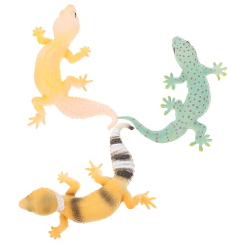 Supvox 3 Stück Tiermodell- Simulations-Gecko-Figuren realistische Geckofiguren Simulation Gecko-Figur Simulation Tiermodell Reptilienskulptur Gecko-Modell Plastik Supvox 3 Stück Tiermodell- Simulations-Gecko-Figuren realistische Geckofiguren Simulation Gecko-Figur Simulation Tiermodell Reptilienskulptur Gecko-Modell Plastik von Supvox