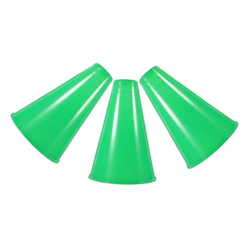 Supvox 3 Stück Tragbares Kunststoff Megafon Grün Robustes Outdoor-Zubehör für Sportveranstaltungen Party-Spaß Klarer Klang Leichte Handhabung für Fußball-Anfeuerung Supvox 3 Stück Tragbares Kunststoff Megafon Grün Robustes Outdoor-Zubehör für Sportveranstaltungen Party-Spaß Klarer Klang Leichte Handhabung für Fußball-Anfeuerung von Supvox