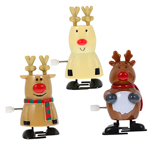 Supvox 3 Stück Weihnachtsspielzeug aus Aufziehspielzeugen Lustige Weihnachtsmann und Rentierfiguren aus Kunststoff für für Feiertage Dekoration Supvox 3 Stück Weihnachtsspielzeug aus Aufziehspielzeugen Lustige Weihnachtsmann und Rentierfiguren aus Kunststoff für für Feiertage Dekoration von Supvox