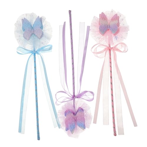 Supvox 3 Stück Zauberstab Dekorationen Feenstab klein Feenstäbe, Masse Schild Geburtstagsgeschenk magische spielzeuge Schmetterlingsstäbe für Mädchen Prinzessin Zauberstäbe Plastik Supvox 3 Stück Zauberstab Dekorationen Feenstab klein Feenstäbe, Masse Schild Geburtstagsgeschenk magische spielzeuge Schmetterlingsstäbe für Mädchen Prinzessin Zauberstäbe Plastik von Supvox