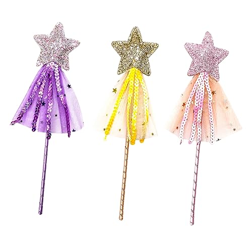 Supvox 3 Stück Zauberstab Kinderspielzeug Für glänzendes Feenrutenspielzeug -Fee-Sticks- Partystäbe Glitzerstäbe Kinderspiele Feenhaftes Plastik Supvox 3 Stück Zauberstab Kinderspielzeug Für glänzendes Feenrutenspielzeug -Fee-Sticks- Partystäbe Glitzerstäbe Kinderspiele Feenhaftes Plastik von Supvox