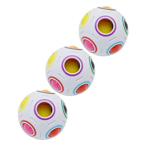 Supvox 3 Stück magischer Ball für kinderspielzeug rainbowball rätselspiele The Game -Puzzle-Ball zappeln sensorischer Ball Stress Zappelball Abs Colorful Supvox 3 Stück magischer Ball für kinderspielzeug rainbowball rätselspiele The Game -Puzzle-Ball zappeln sensorischer Ball Stress Zappelball Abs Colorful von Supvox