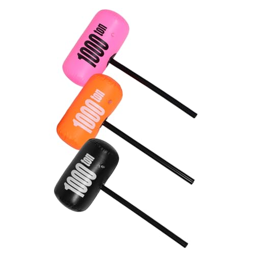 Supvox 3 Stücke Aufblasbare Hammer Blow Up Hammer Aufblasbare Hammer Aufblasbare Mallet Hammer PVC von Supvox