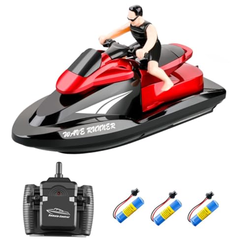 Supvox 3 Stücke Ferngesteuertes Boot für Motorboot mit Batterien Wasserdichtes Design für Teich und Seen Minuten Fahrzeit von Supvox