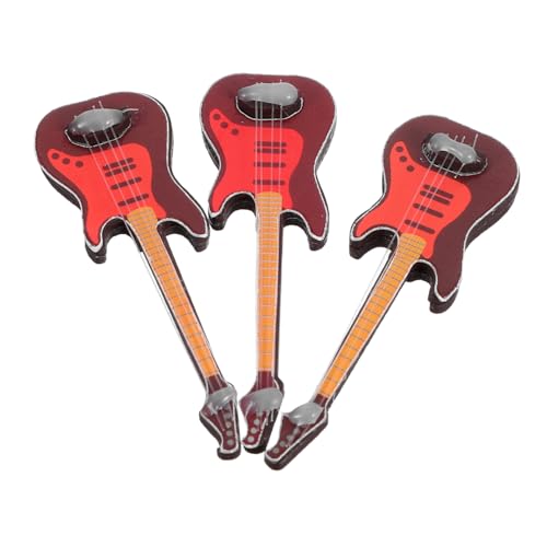 Supvox 3 Stücke Teiliges Miniaturgitarren aus Kunststoff Realistische Spielzeuggitarre für Puppenhaus und Dekoration Klassisches und Elektrisches Gitarrenmodell für Kreative mit Kindern Supvox 3 Stücke Teiliges Miniaturgitarren aus Kunststoff Realistische Spielzeuggitarre für Puppenhaus und Dekoration Klassisches und Elektrisches Gitarrenmodell für Kreative mit Kindern von Supvox