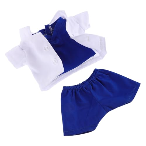 Supvox 3 Teilige Puppenarztuniform Babypuppe Stofftierkleidung Plüschkleidung Stoffbärkleidung Puppenzubehör Stofftier Outfits Stofftierkleidung Plüschpuppenkleidung von Supvox