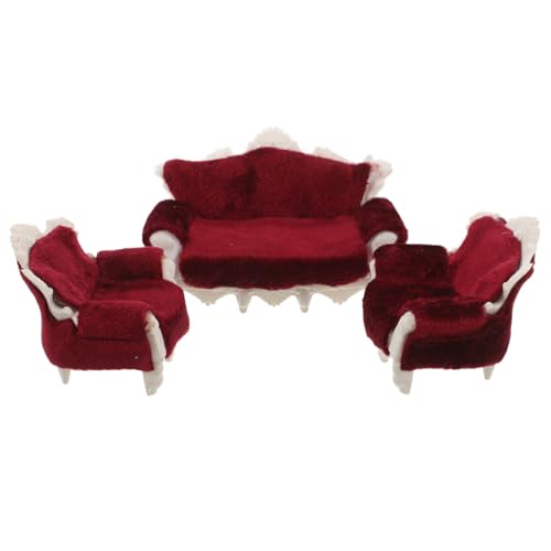 Supvox 3 Teiliges Set Puppenhausmöbel Halloween Miniaturen Für Puppenhaus Spukendes Puppenhaus Miniaturcouch Puppenhaussofa Miniaturhauszubehör Puppenhausminiaturen Samt von Supvox