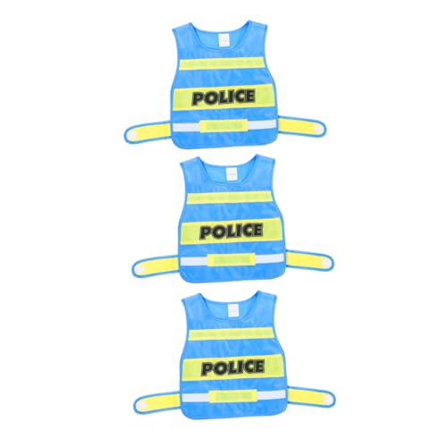 Supvox 3-teilige Für Kinder: Polizeiweste Als Kostümzubehör – Realistisches Design Für Intensives Spielen – Ideal Für Familienfeiern Und Mottopartys Supvox 3-teilige Für Kinder: Polizeiweste Als Kostümzubehör – Realistisches Design Für Intensives Spielen – Ideal Für Familienfeiern Und Mottopartys von Supvox