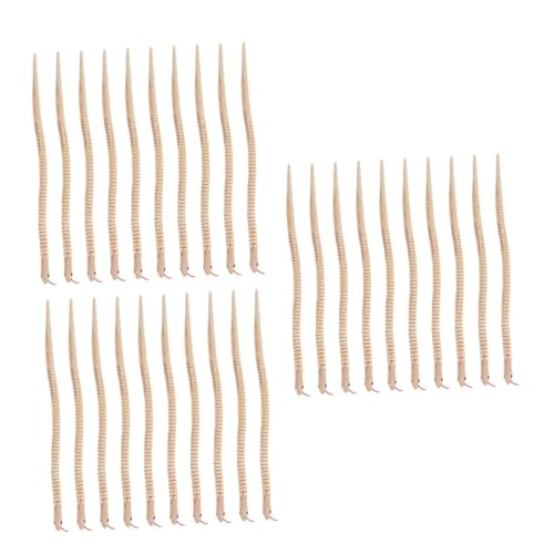Supvox 30 Stck Teiliges Holz Schlangenmodell Naturbelassen zum Bemalen und Basteln Realistisches DIY für Kreatives Lernspielzeug und Partydekoration Supvox 30 Stck Teiliges Holz Schlangenmodell Naturbelassen zum Bemalen und Basteln Realistisches DIY für Kreatives Lernspielzeug und Partydekoration von Supvox