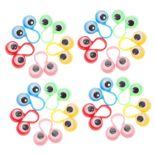Supvox 30 Stück Augenring Toys Children Toys kinderparty mitgebsel Finger Puppets Toys for Fingerpuppen Kinderparty Gefälligkeiten Augapfelringe aus Kunststoff Plastik von Supvox