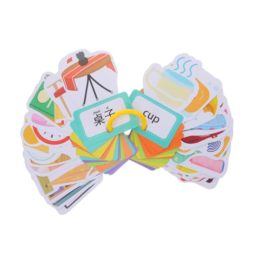 Supvox 30 Stück Bildungskarten Interessantes Kinderspielzeug Lernspielzeug Für Den Haushalt Kleinkind-Flash-Karte Cartoon-lernkarten Tragbares Kinderspielzeug Papier Supvox 30 Stück Bildungskarten Interessantes Kinderspielzeug Lernspielzeug Für Den Haushalt Kleinkind-Flash-Karte Cartoon-lernkarten Tragbares Kinderspielzeug Papier von Supvox