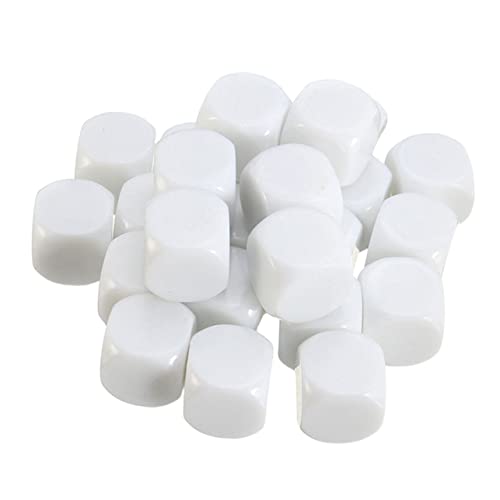 Supvox 30 Stück Blankowürfel aus Glänzendem Material Lustige DIY für Kreative Spiele und Entscheidungen Robust und Langlebig für Entspannte Supvox 30 Stück Blankowürfel aus Glänzendem Material Lustige DIY für Kreative Spiele und Entscheidungen Robust und Langlebig für Entspannte von Supvox