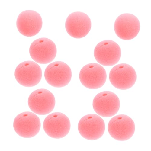 Supvox 30 Stück Clown-nasen-Requisite Clownnasenkostüm Clown Kostüm Für Erwachsene Rote Clownsnase Clown-kostüm Clown Mit Roter Nase Zirkusnase Rote Zirkusclownnase Rosa Schwamm von Supvox