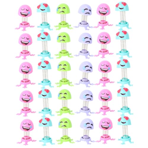 Supvox 30 Stück Expression Spring Villain Cars Hüpfbälle Für Für Kleinkinder Mini Ornamente Für Kinderspielzeug Autospielzeug Hüpfspielzeug Schüttelspielzeug Heimdekor Kunststoff von Supvox