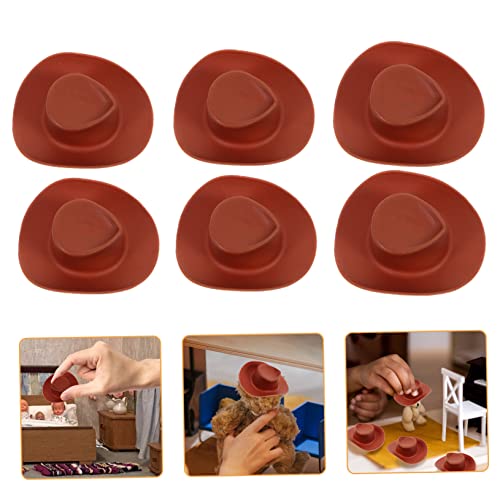 Supvox 30 Stück Mini-Cowboyhut bastelset bastelsets für Toys kinderknallzeug kinderspielzeug tortendeko Einschulung Puppenhauslieferungen Mini-Hüte Plastik Brown Supvox 30 Stück Mini-Cowboyhut bastelset bastelsets für Toys kinderknallzeug kinderspielzeug tortendeko Einschulung Puppenhauslieferungen Mini-Hüte Plastik Brown von Supvox