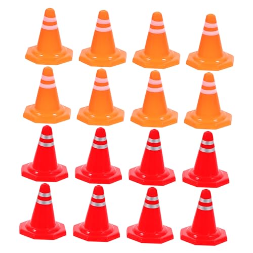 Supvox 30 Stück Miniatur Verkehrscones Sandtisch Dekoration für Szenenmodelle Erzieherisches Zubehör für Verkehrssicherheitsspielzeug Rot und Orange Supvox 30 Stück Miniatur Verkehrscones Sandtisch Dekoration für Szenenmodelle Erzieherisches Zubehör für Verkehrssicherheitsspielzeug Rot und Orange von Supvox
