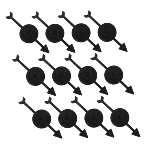 Supvox 30 Stück Rotierendes Brettspielzubehör Kreativ Für Spiel Pfeile Ersatz Spinnen Planke Brettspielpfeil Teile Party Black Plastik von Supvox
