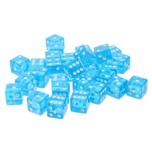 Supvox 30 Stück Spiel-Requisite Würfelspielzeug Brettspiel Würfel Würfel-Layouts Unterhaltungswürfel Zahlenwürfel Spielrequisiten Würfel zum Glücksspiel Acryl Sky-Blue Supvox 30 Stück Spiel-Requisite Würfelspielzeug Brettspiel Würfel Würfel-Layouts Unterhaltungswürfel Zahlenwürfel Spielrequisiten Würfel zum Glücksspiel Acryl Sky-Blue von Supvox