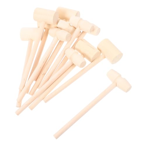 Supvox 30 Stück Teiliges Mini Holzhammer aus Natürlichem Holz Sicherer Hammer für Spiel Lernen Robustes Mallet zum Schlagen von Schokolade Meeresfrüchten und Hummer Leicht Pädagogisches Supvox 30 Stück Teiliges Mini Holzhammer aus Natürlichem Holz Sicherer Hammer für Spiel Lernen Robustes Mallet zum Schlagen von Schokolade Meeresfrüchten und Hummer Leicht Pädagogisches von Supvox