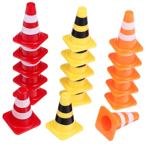 Supvox 30 Stück Teiliges Mini Verkehrskegel Robustem Bunte Kleine Orange Rot und Gelb Kompakt und Leicht Kindgerechtes Straßenspielzeug für Frühe Verkehrserziehung und Rollenspiele Supvox 30 Stück Teiliges Mini Verkehrskegel Robustem Bunte Kleine Orange Rot und Gelb Kompakt und Leicht Kindgerechtes Straßenspielzeug für Frühe Verkehrserziehung und Rollenspiele von Supvox